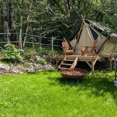 The Mountain Nest Luxe tent Talloires